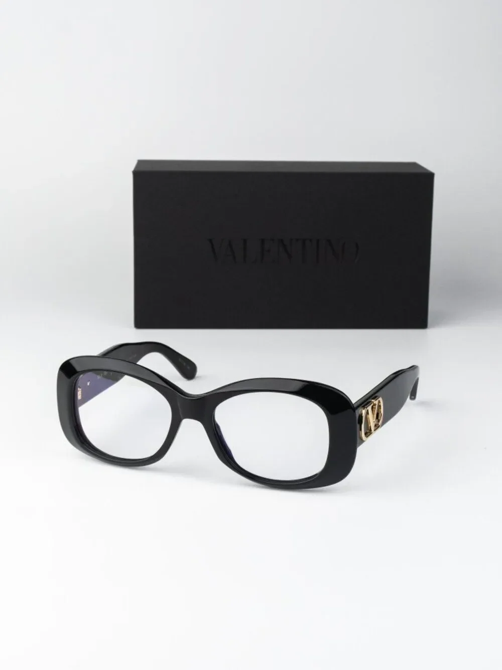 Valentino Women Eyeglasses Black Rectangle VLX-181 A